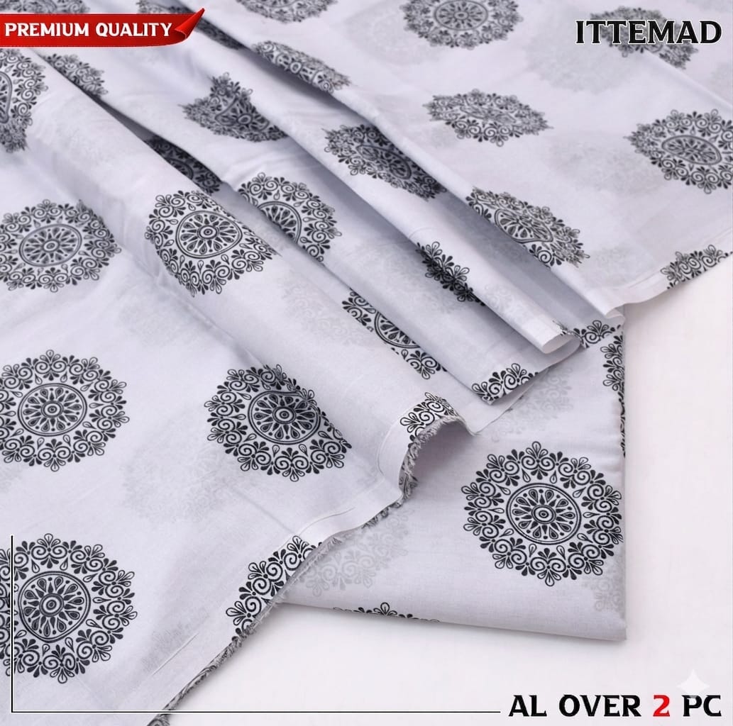 Ittemad Textile Vol 1 Allover Printed Lawn 2PC Suit