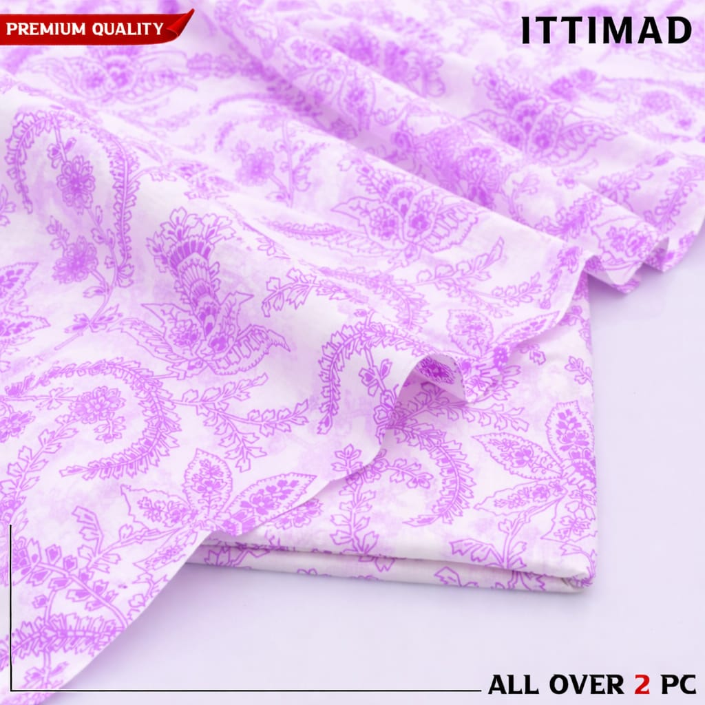 Ittemad Textile Vol 1 Allover Printed Lawn 2PC Suit