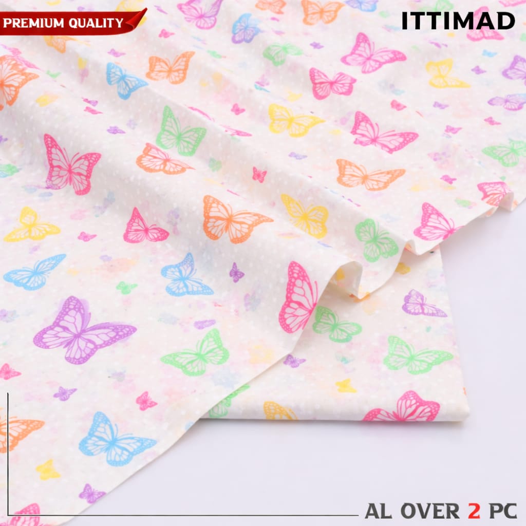 Ittemad Textile Vol 1 Allover Printed Lawn 2PC Suit
