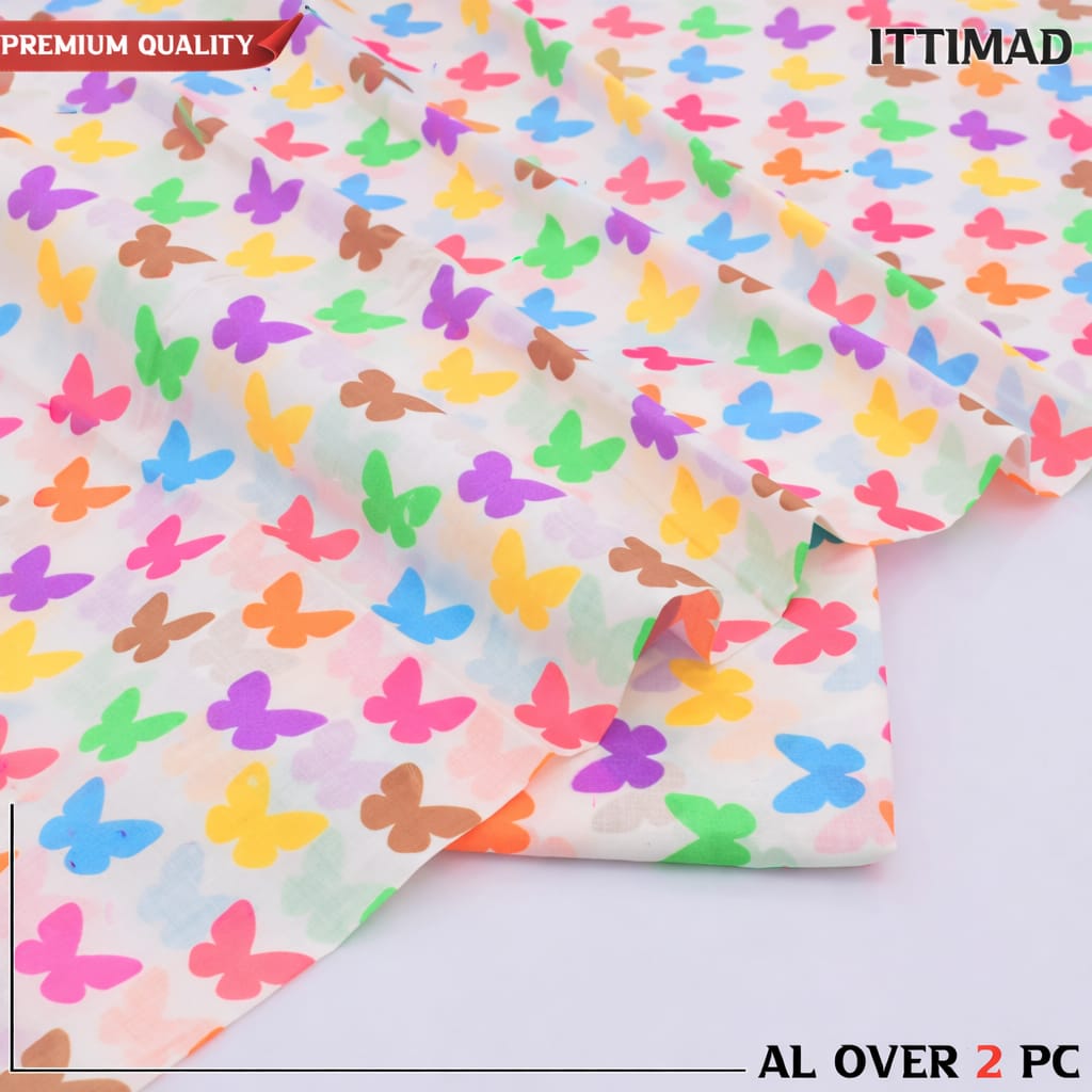 Ittemad Textile Vol 1 Allover Printed Lawn 2PC Suit