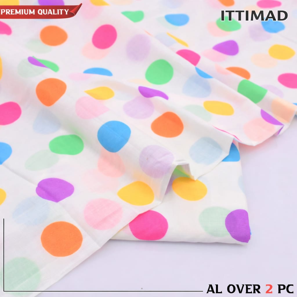 Ittemad Textile Vol 1 Allover Printed Lawn 2PC Suit