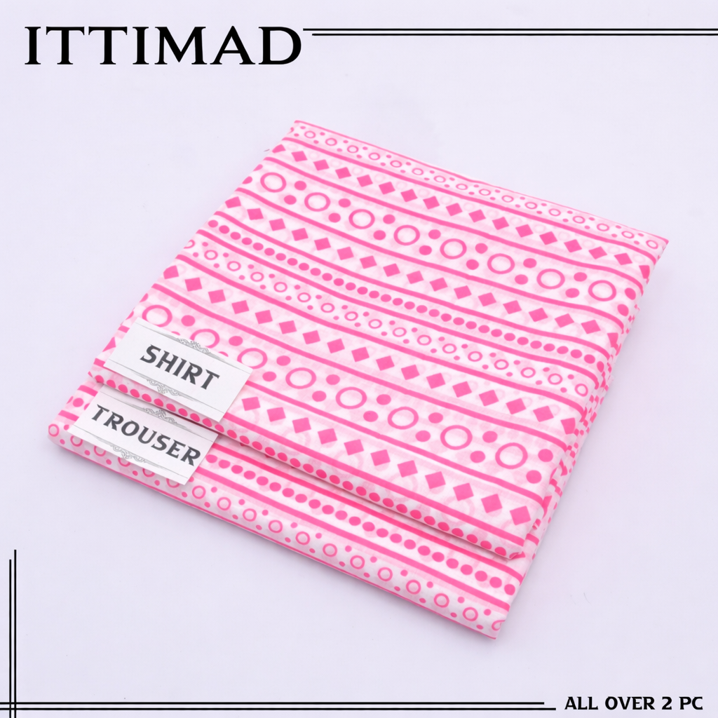 Ittemad Textile Vol 1 Allover Printed Lawn 2PC Suit