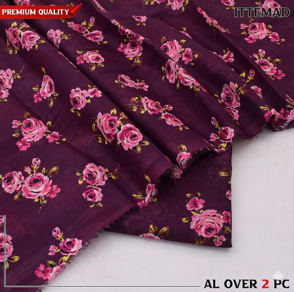 Ittemad Textile Vol 1 Allover Printed Lawn 2PC Suit