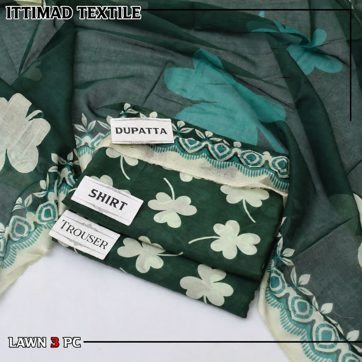 ITTIMAD TEXTILE VOL-4 Allover Suit with Soft Voil Lawn Dupatta