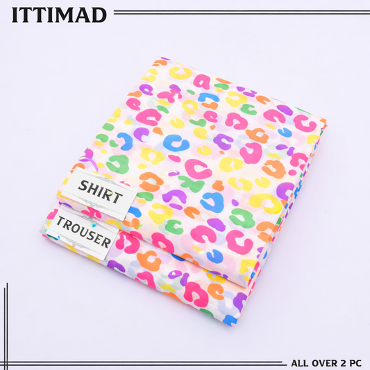 Ittemad Textile Vol 1 Allover Printed Lawn 2PC Suit