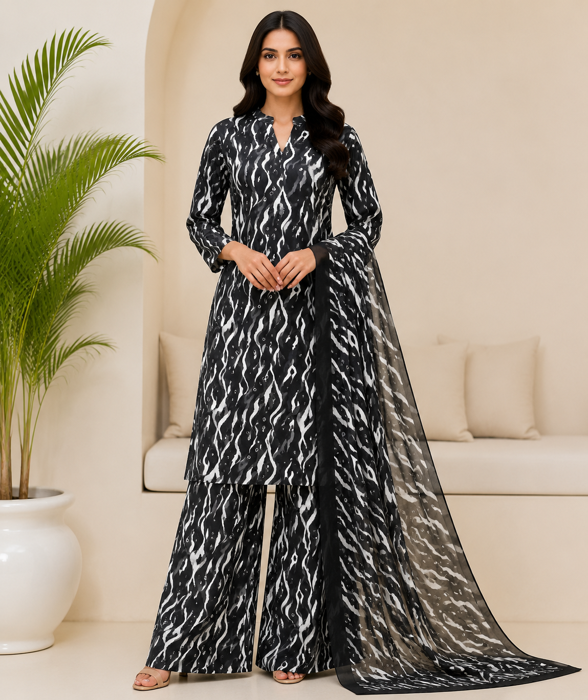 ITTIMAD TEXTILE VOL-2 – ALL-OVER SUIT WITH PURE BHAMPAR DUPATTA