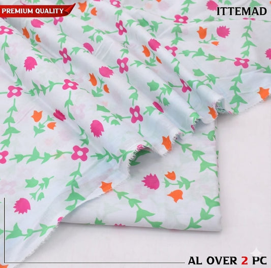 Ittemad Textile Vol 1 Allover Printed Lawn 2PC Suit