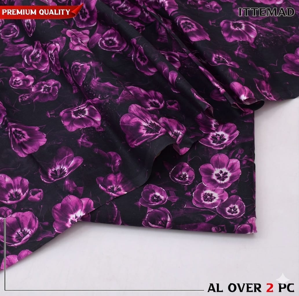 Ittemad Textile Vol 1 Allover Printed Lawn 2PC Suit