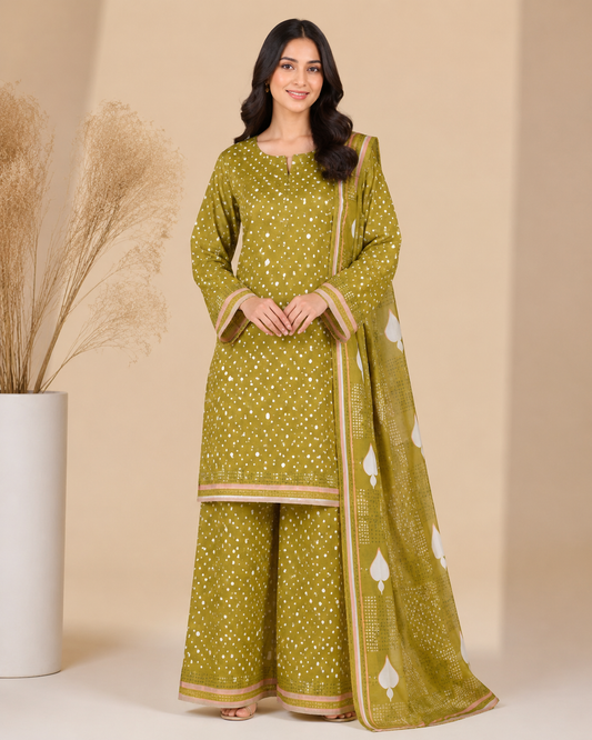 ITTIMAD TEXTILE VOL-4 Allover Suit with Soft Voil Lawn Dupatta