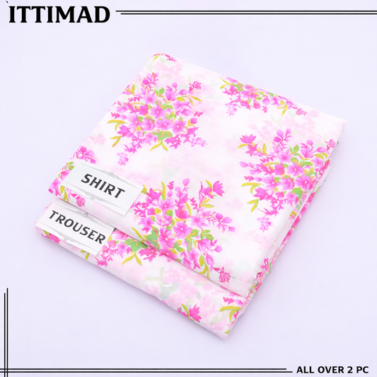 Ittemad Textile Vol 1 Allover Printed Lawn 2PC Suit