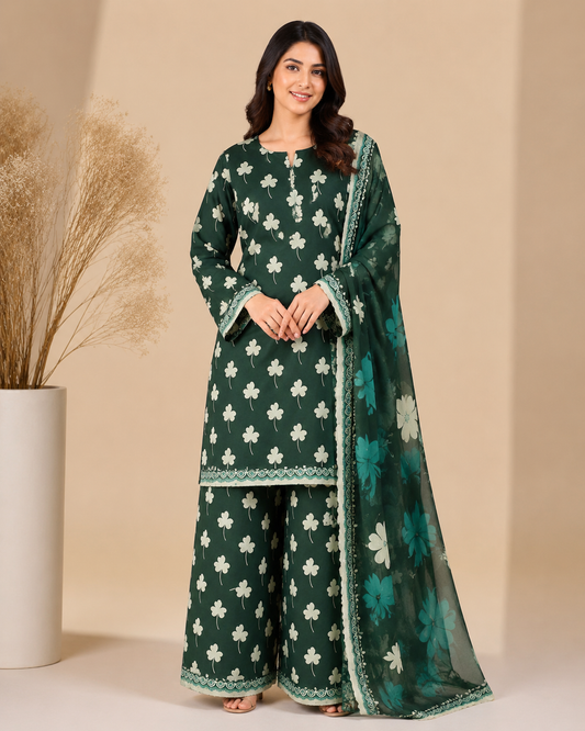 ITTIMAD TEXTILE VOL-4 Allover Suit with Soft Voil Lawn Dupatta