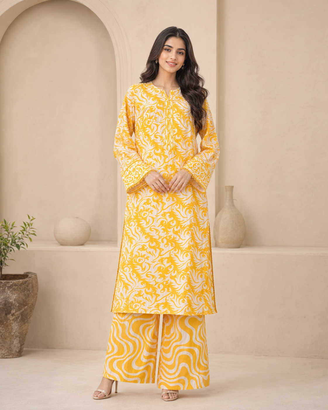 Ittimad Textile VOL 2 – Bana Dora Allover Lawn 2pcs
