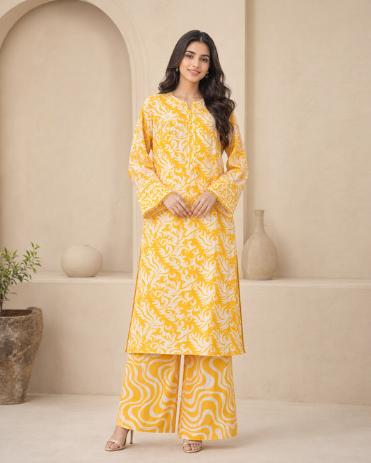 Ittimad Textile VOL 2 – Bana Dora Allover Lawn 2pcs
