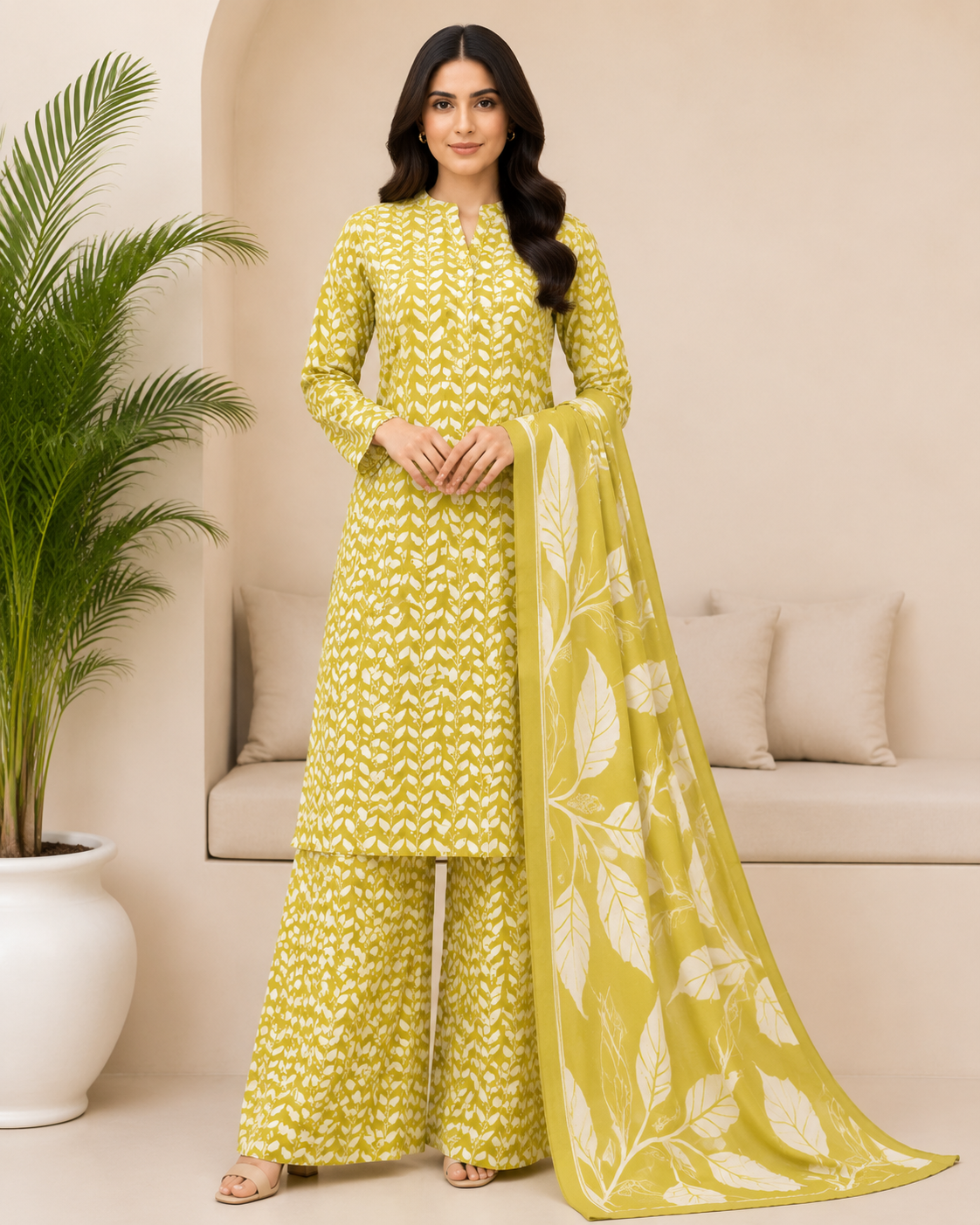 ITTIMAD TEXTILE VOL-2 – ALL-OVER SUIT WITH PURE BHAMPAR DUPATTA