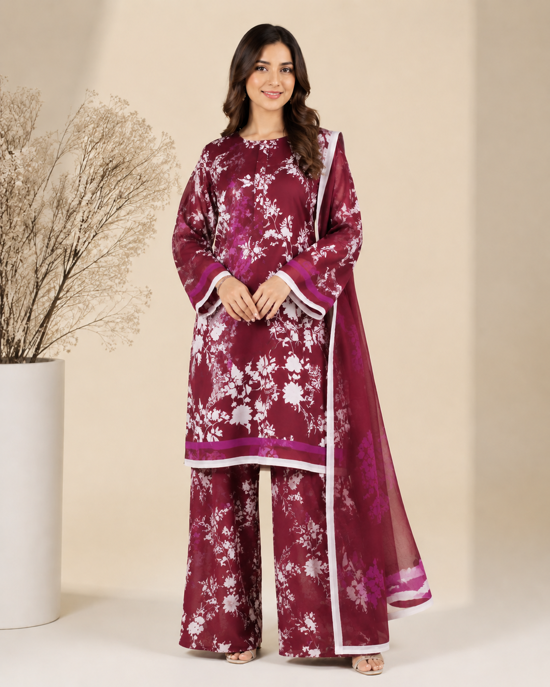 ITTIMAD TEXTILE VOL-4 Allover Suit with Soft Voil Lawn Dupatta