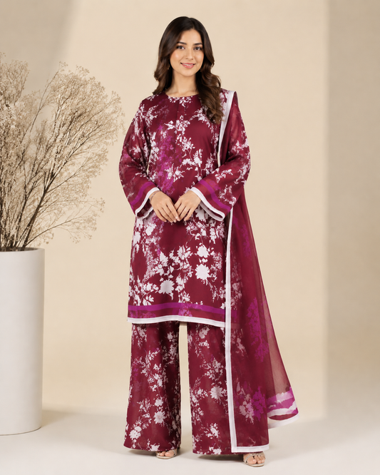 ITTIMAD TEXTILE VOL-4 Allover Suit with Soft Voil Lawn Dupatta