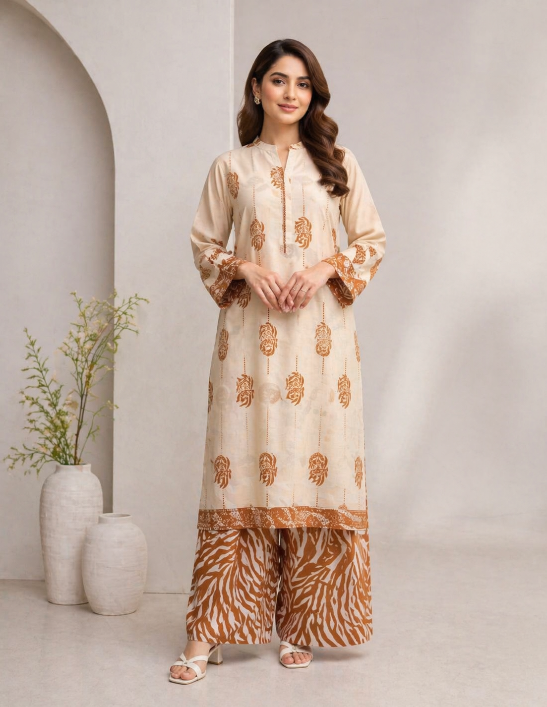 Ittimad Textile VOL 2 – Bana Dora Allover Lawn 2pcs