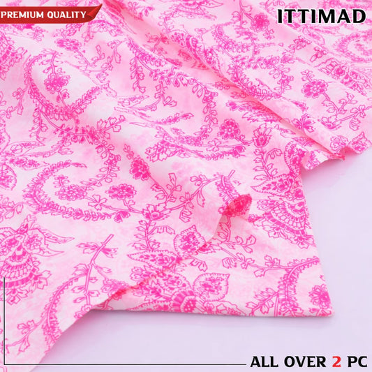 Ittemad Textile Vol 1 Allover Printed Lawn 2PC Suit