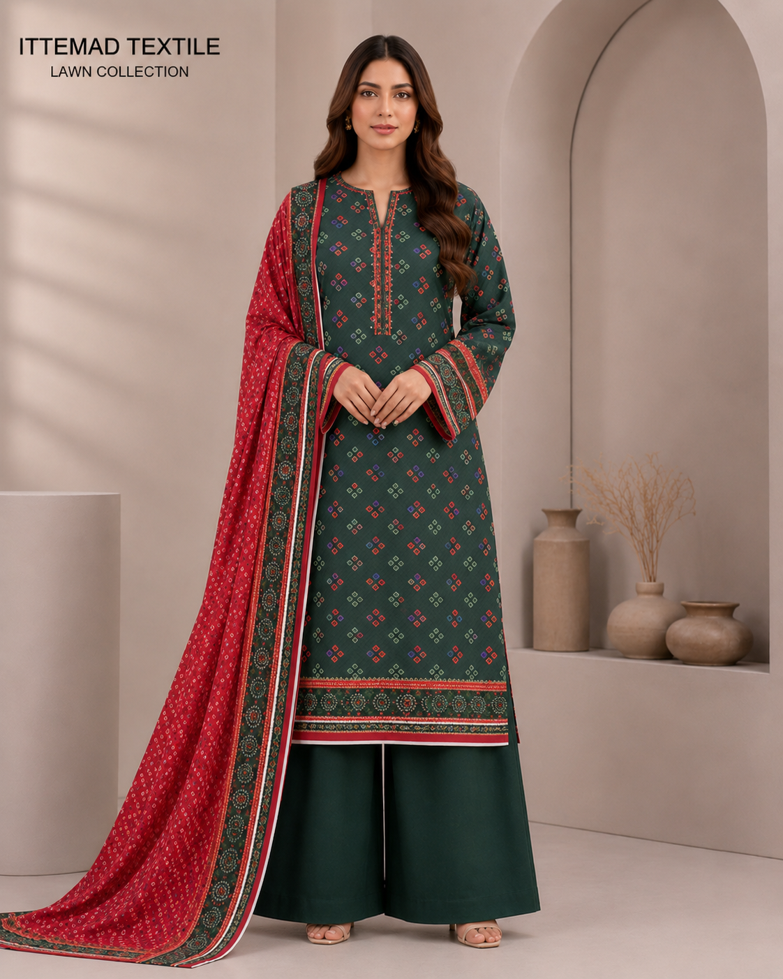 Bana Dora 3 Piece Lawn Suit