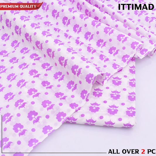 Ittemad Textile Vol 1 Allover Printed Lawn 2PC Suit