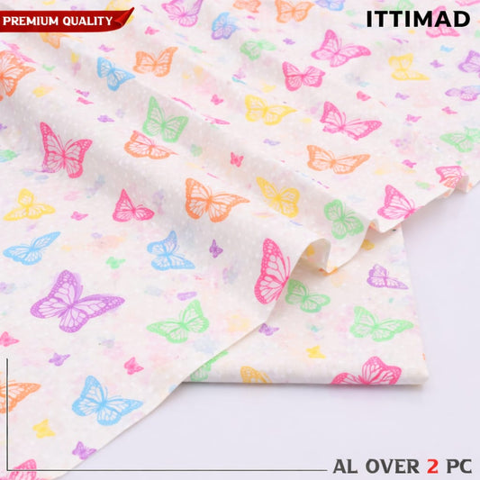 Ittemad Textile Vol 1 Allover Printed Lawn 2PC Suit