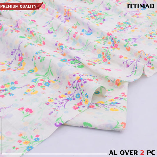 Ittemad Textile Vol 1 Allover Printed Lawn 2PC Suit