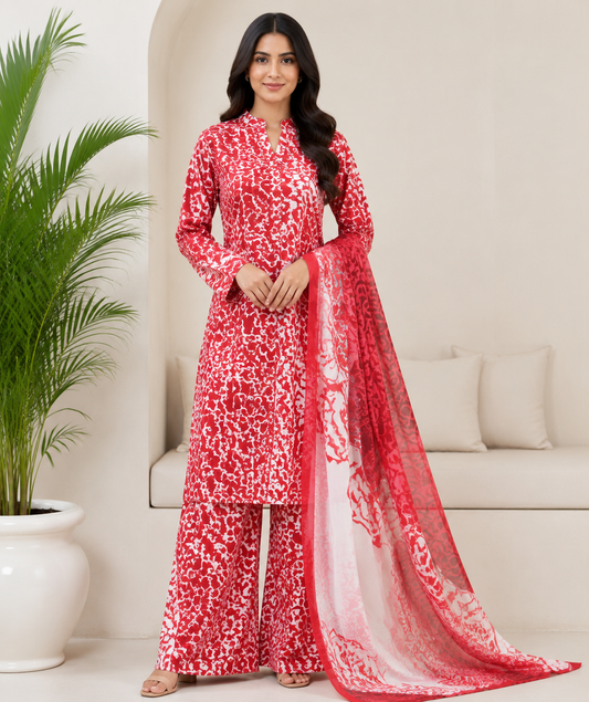 ITTIMAD TEXTILE VOL-2 – ALL-OVER SUIT WITH PURE BHAMPAR DUPATTA
