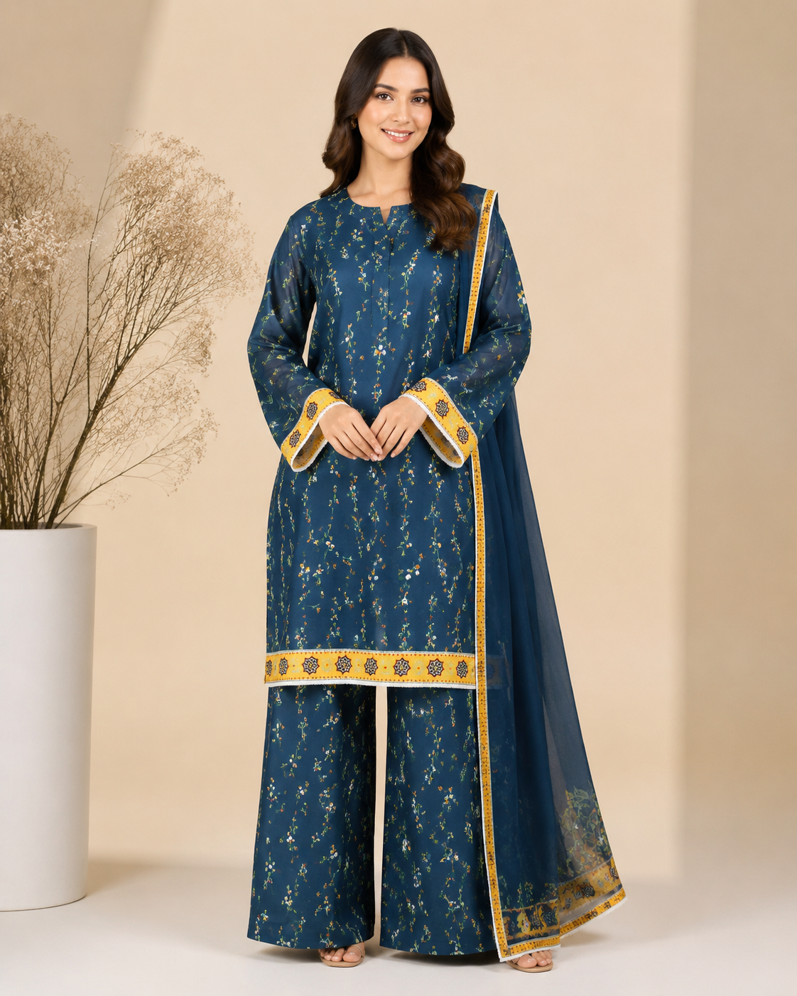 ITTIMAD TEXTILE VOL-4 Allover Suit with Soft Voil Lawn Dupatta