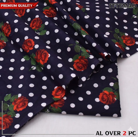 Ittemad Textile Vol 1 Allover Printed Lawn 2PC Suit