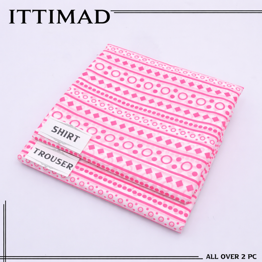 Ittemad Textile Vol 1 Allover Printed Lawn 2PC Suit