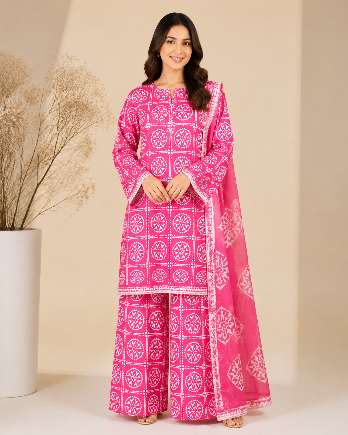 ITTIMAD TEXTILE VOL-4 Allover Suit with Soft Voil Lawn Dupatta