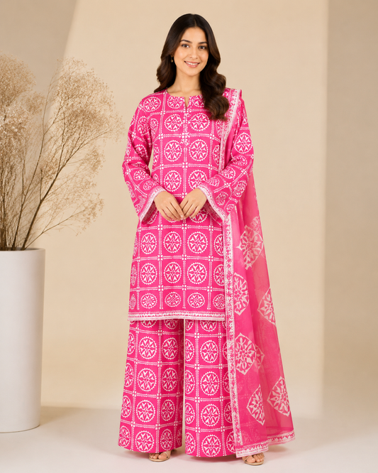 ITTIMAD TEXTILE VOL-4 Allover Suit with Soft Voil Lawn Dupatta