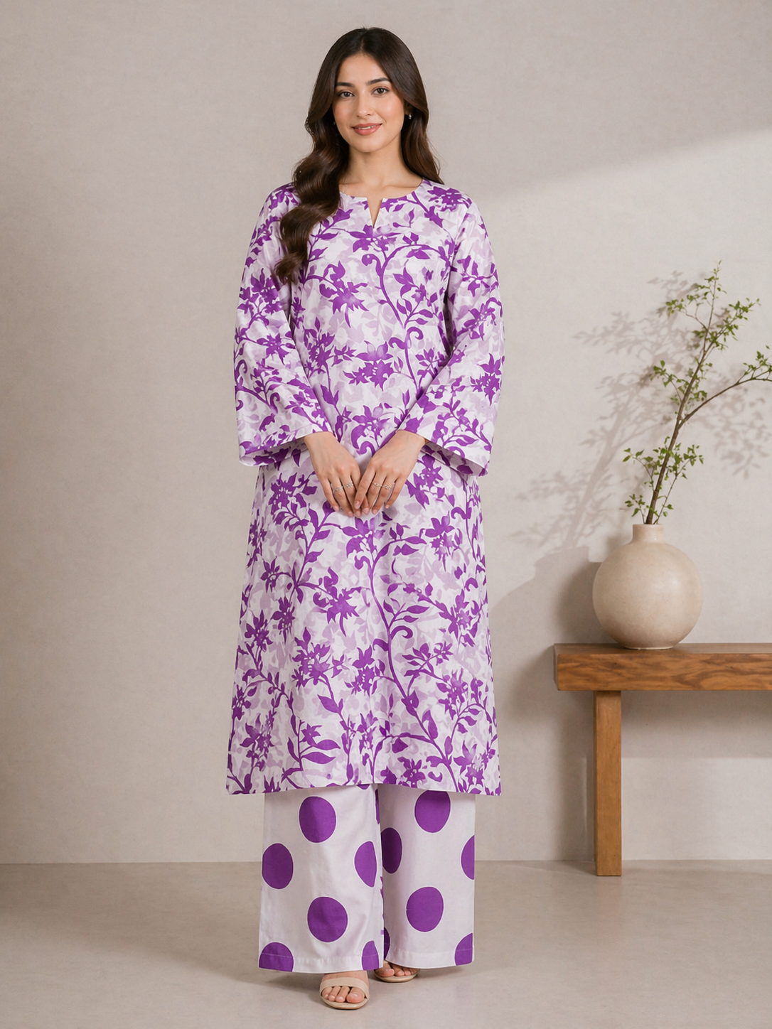 Ittimad Textile VOL 2 – Bana Dora Allover Lawn 2pcs