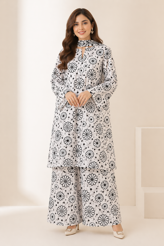 Ittimad Textile VOL 2 – Bana Dora Allover Lawn 2pcs