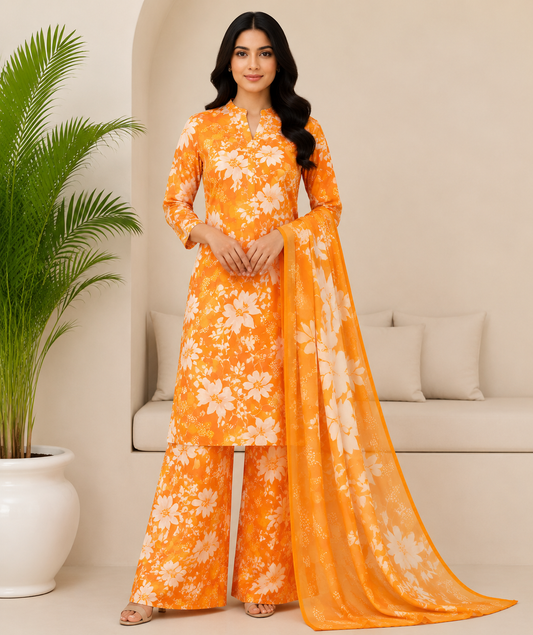 ITTIMAD TEXTILE VOL-2 – ALL-OVER SUIT WITH PURE BHAMPAR DUPATTA