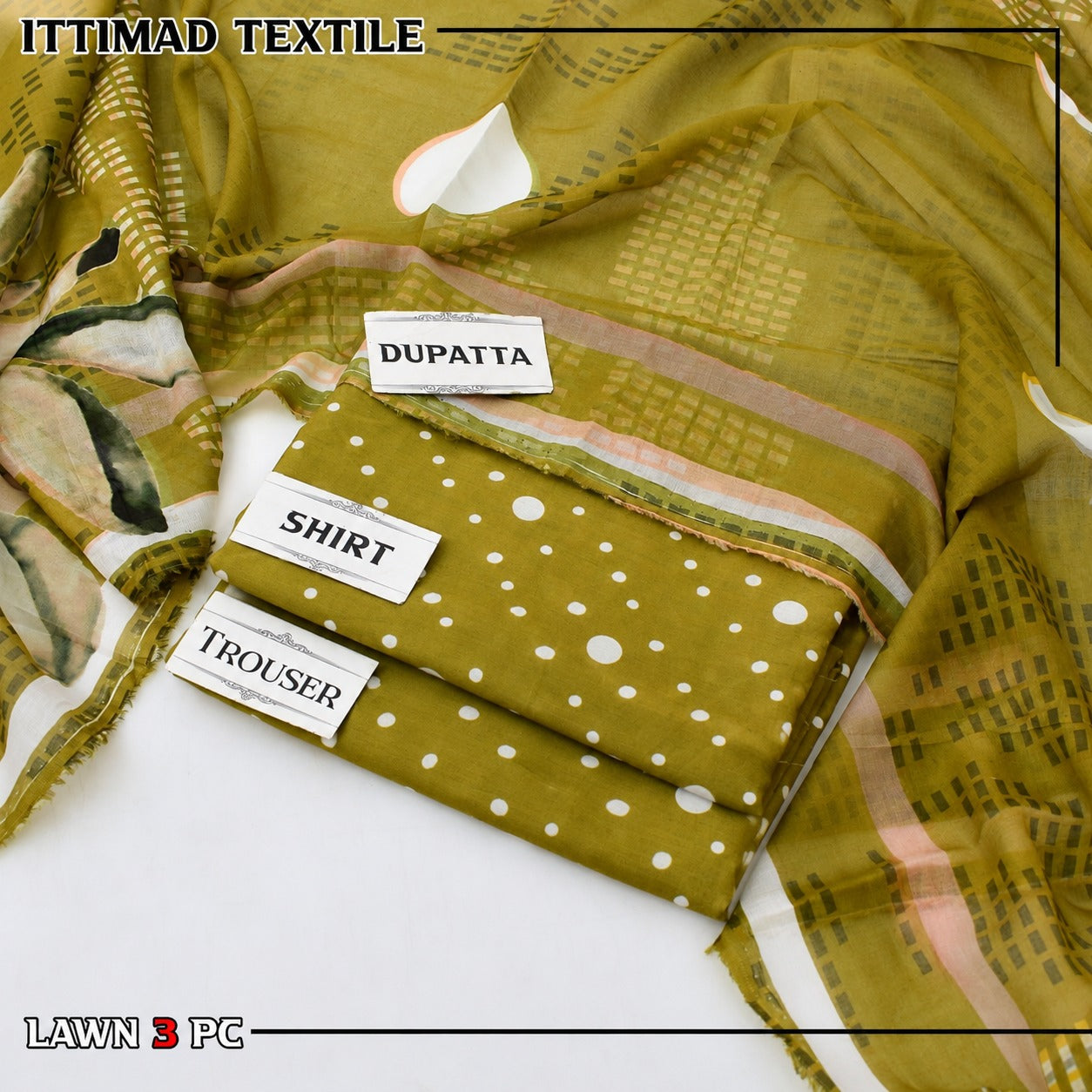 ITTIMAD TEXTILE VOL-4 Allover Suit with Soft Voil Lawn Dupatta