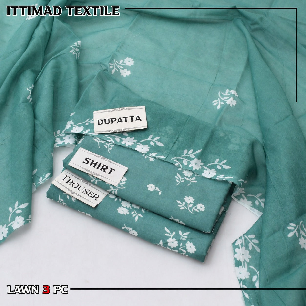 ITTIMAD TEXTILE VOL-4 Allover Suit with Soft Voil Lawn Dupatta