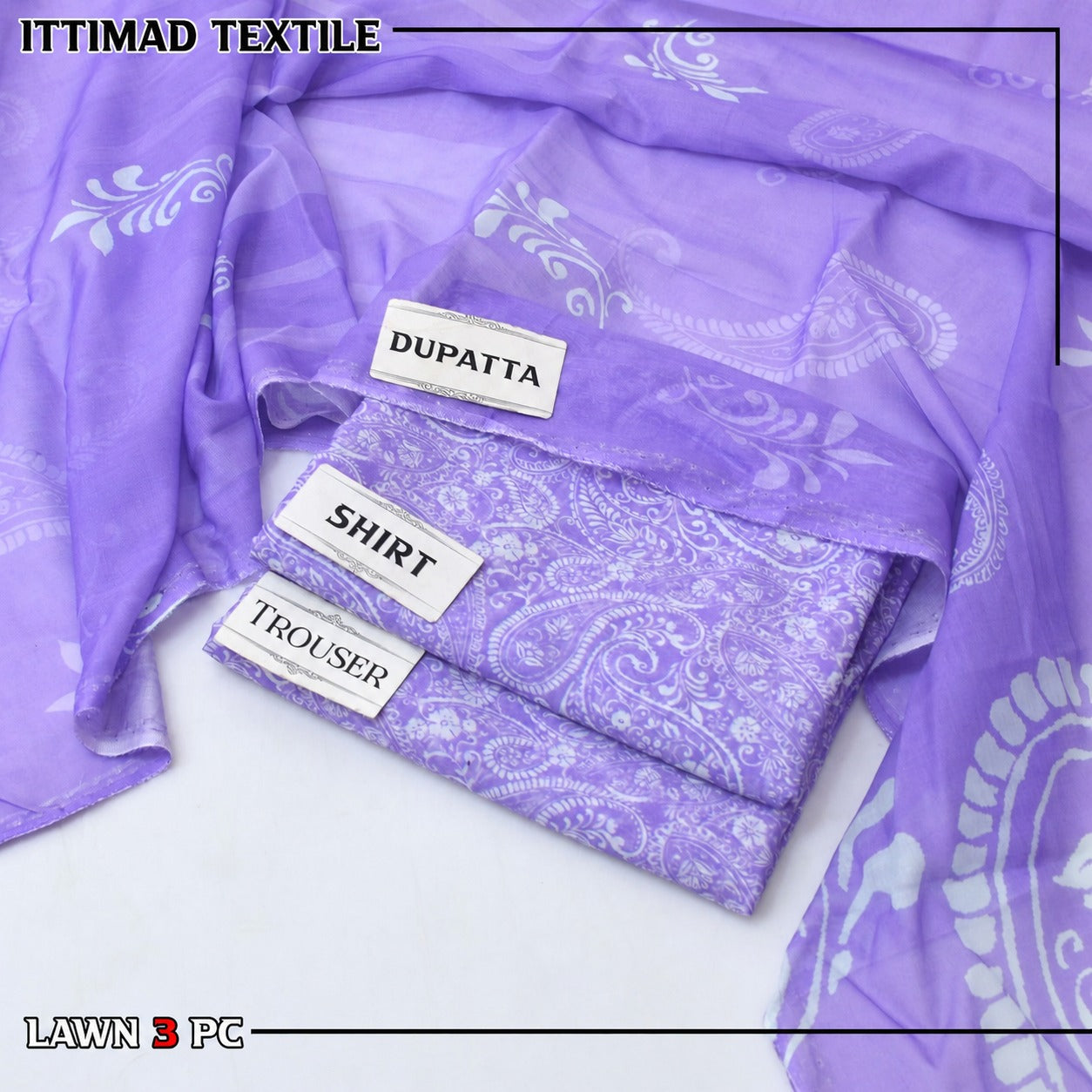 ITTIMAD TEXTILE VOL-4 Allover Suit with Soft Voil Lawn Dupatta